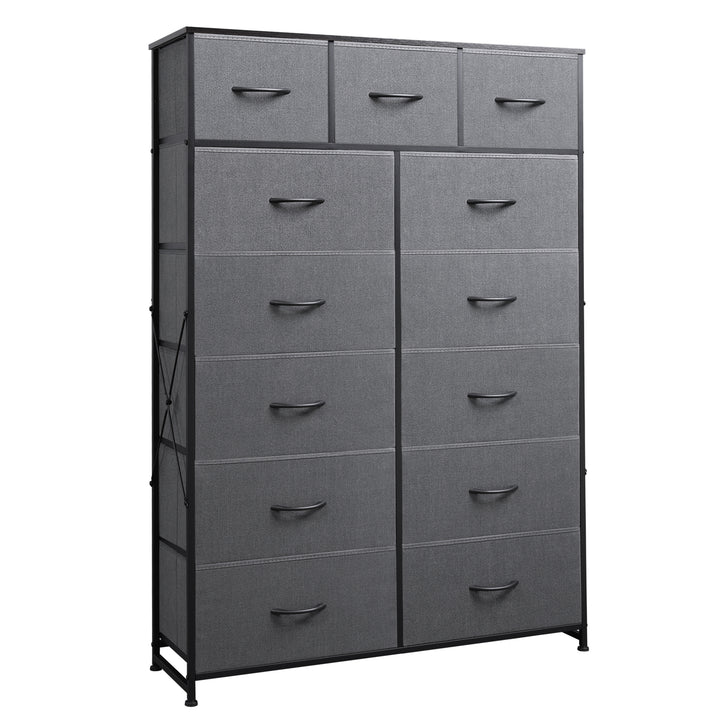 Tall Dresser for Bedroom, Vertical Storage Organizer Tower with 7